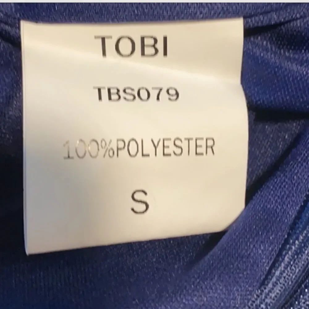 Tobi Navy Blue Cross Back Mini Dress - Picture 10 of 10